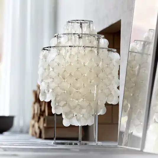 Subito Disponibile VERPAN Fun 1TM lampada da tavolo cromo