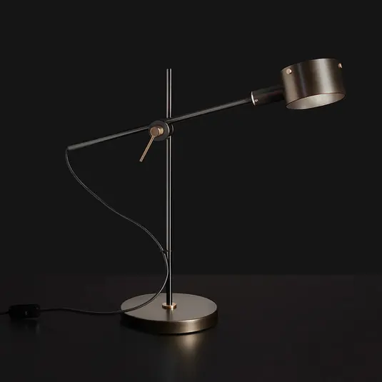 Oluce Go 252 lampada LED da tavolo, nero Professionale