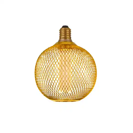 Saldi Lampadina LED E27 Mesh 3,4W 3.000K Ø12cm oro