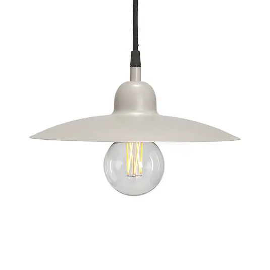 Nuovo Arrivo PR Home lampada a sospensione Como, beige, Ø 28 cm, metallo, spina