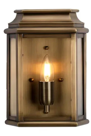 Prezzo Ridotto Applique esterni St Martins 1 luce ottone anticato