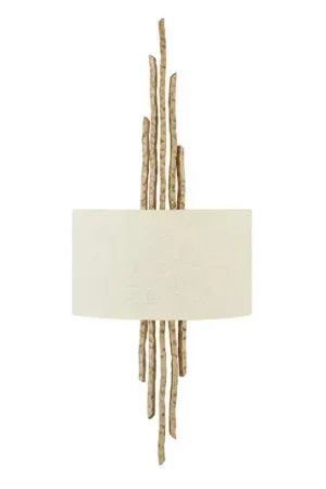 Applique Spyre, bianco/crema-oro Consegna Rapida