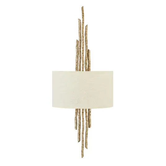 Applique Spyre, bianco/crema-oro Consegna Rapida