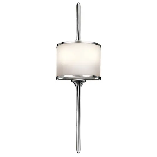 Applique LED Mona IP44 altezza 55,9cm cromo lucido Nuova Collezione