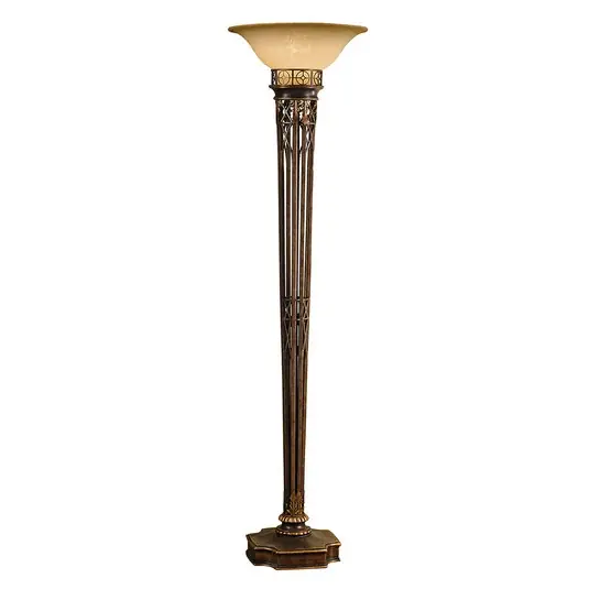 Novità Piantana Opera, altezza 189 cm, oro brunito