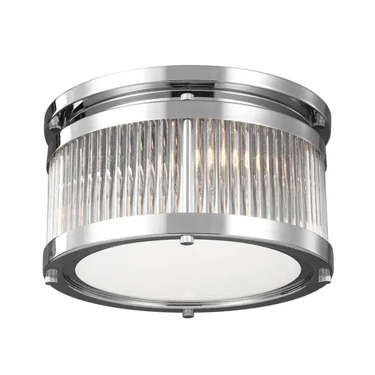 Ultime Pezzi Plafoniera LED Paulson IP44 cromo Ø 27,9 cm