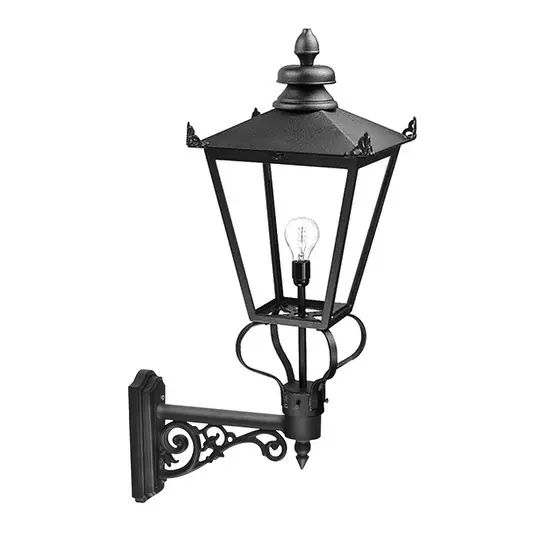 Applique da esterni Wilmslow nero 1 luce Nuovo Arrivo