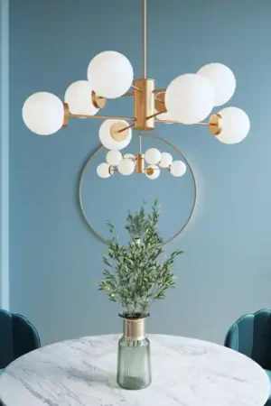 Offerta Del Giorno KARE Heavenly lampada a sospensione oro, 8 luci