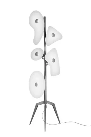 Foscarini Orbital piantana con vetri bianchi Compra Online