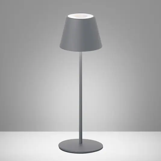 Lampada LED esterni Cosenza con accu RGBW grigio Pagamento Sicuro