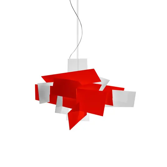 Super Prezzo Foscarini lampada a sospensione Big Bang LED, rosso, Ø 96 cm