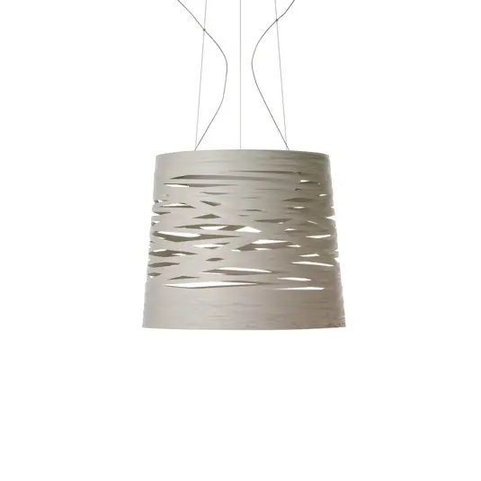 Foscarini Tress grande LED a sospensione, greige Must-Have