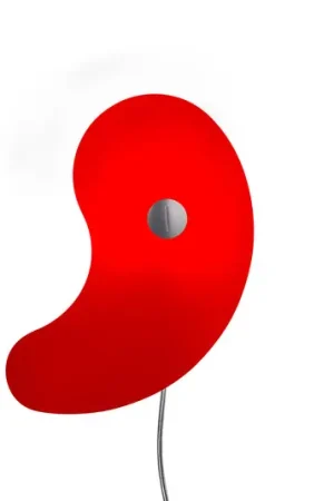 Foscarini Bit 1 applique con diffusore vetro rosso Soddisfatti O Rimborsati