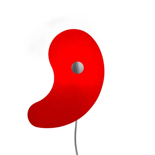 Foscarini Bit 1 applique con diffusore vetro rosso Soddisfatti O Rimborsati