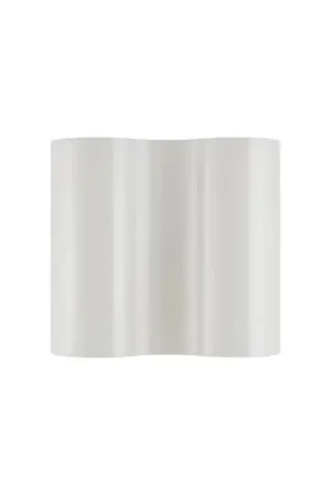Economico Foscarini Double applique di vetro, bianco