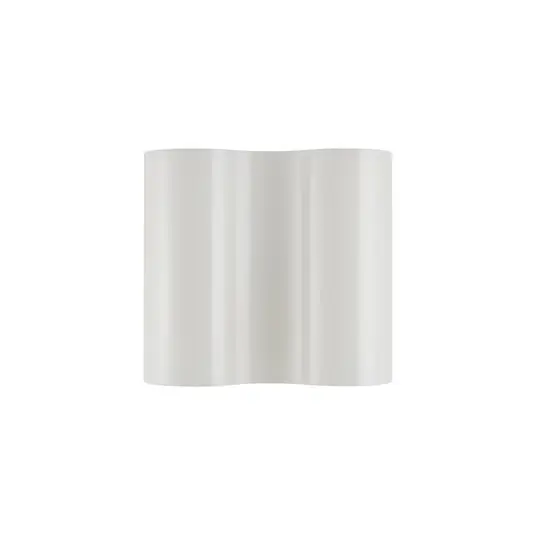 Economico Foscarini Double applique di vetro, bianco