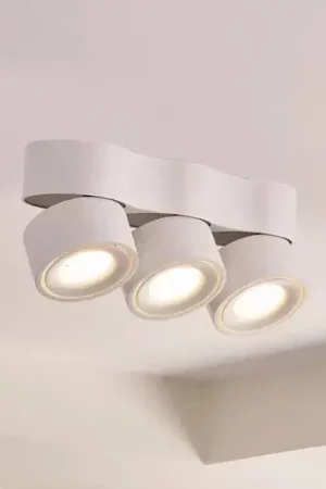 Arcchio Faretto da soffitto LED Rotari, lenti, a 3 luci, bianco Soddisfatti O Rimborsati