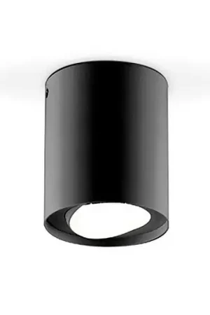 EVN Kardanus plafoniera LED Ø 9 cm, nero Quantità Limitata
