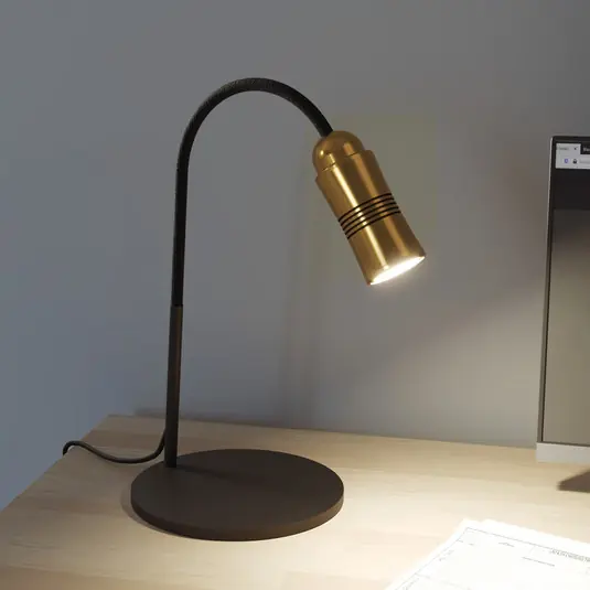 Neo! Table LED da tavolo dimming ottone/nero Prezzo Conveniente