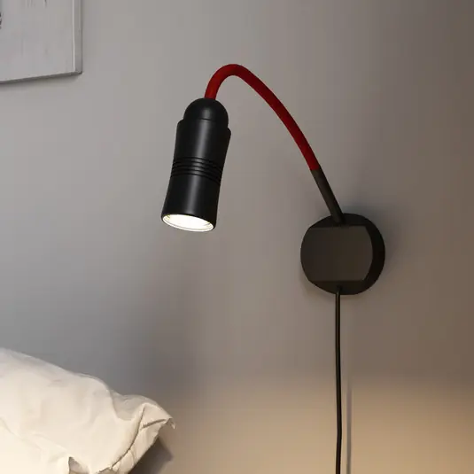 Acquista Ora Neo! Flex Hotel II applique LED, nero/rosso