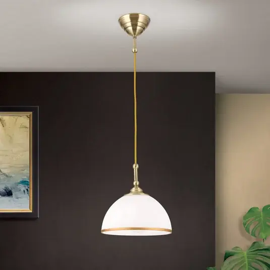Lampada a sospensione Old Lamp cavo tessuto 1 luce Non Perdere