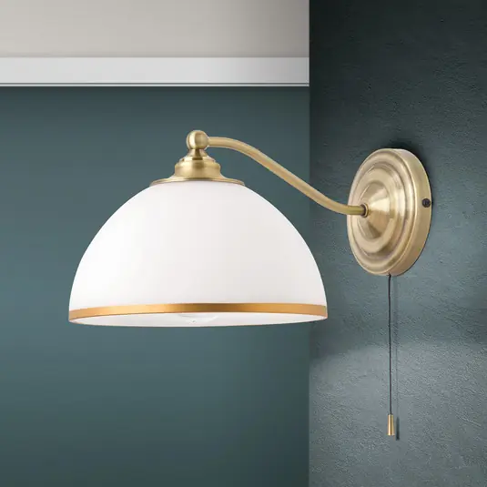 Applique Old Lamp con interruttore a strappo Nuova Collezione