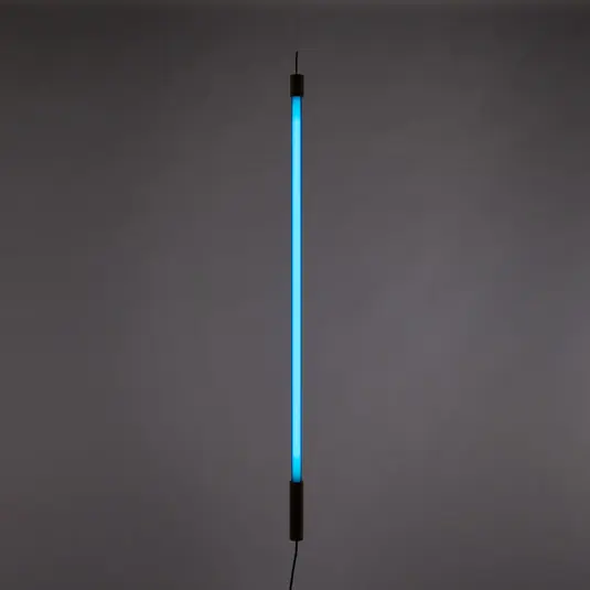 A Buon Prezzo SELETTI Lampada LED Linea, blu, dettagli in legno, universale