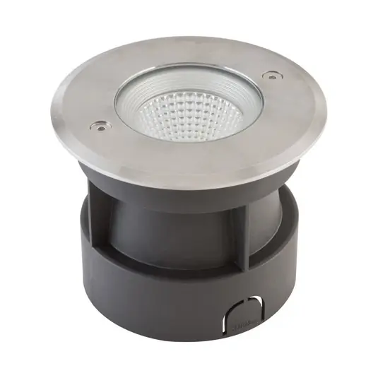 Professionale EVN Meerkat, rotondo, 60°, acciaio inox, 3W, 3.000K