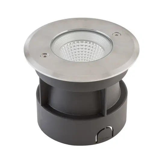 EVN Meerkat, rotondo, 60°, acciaio inox, 6W, 3.000 K Quantità Limitata