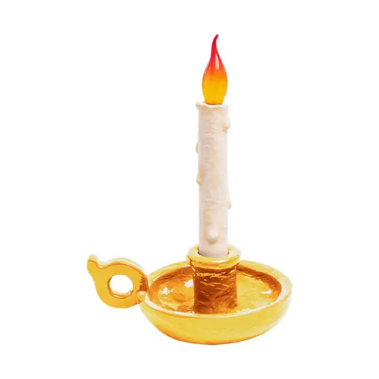Professionale Lampada LED da tavolo Grimm Bugia a candela oro