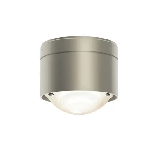 Puk! 80 One spot LED soffitto lente, nichel satin Subito Disponibile