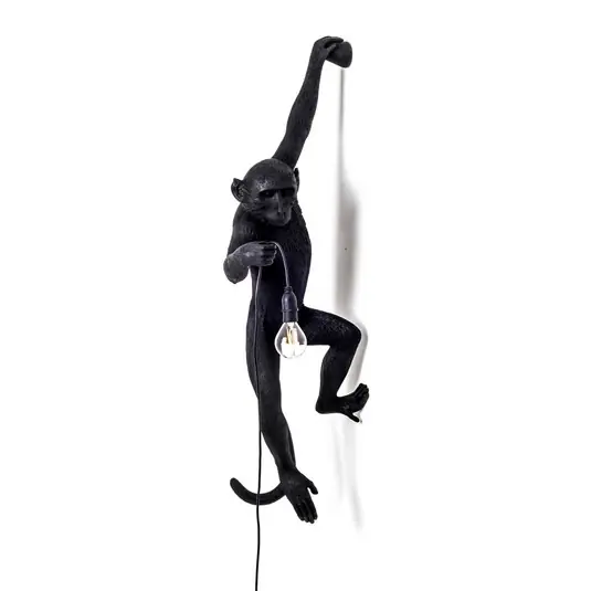 Applique LED da esterni Monkey Lamp sinistra nero Offerta