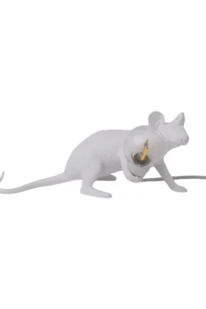 Lampada LED da tavolo Mouse Lamp USB stesa bianco Acquista Ora