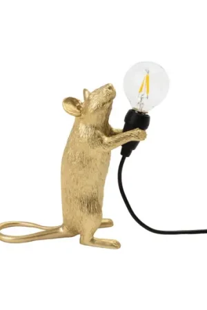 SELETTI Mouse Lamp Lampadina LED lampada decorativa USB in piedi oro Compra Adesso