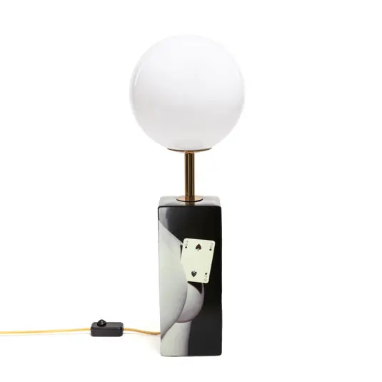 Must-Have Lampada LED da tavolo Toiletpaper motivo carte