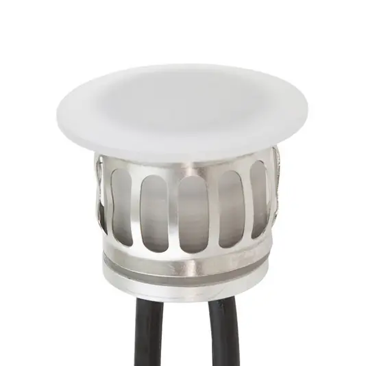 Nuova Collezione EVN P67108 Lampada da incasso per pavimento a LED, 12 V CC, 3.000 K