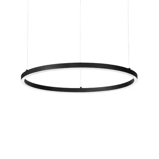Novità Lampada LED a sospensione Ideal Lux Oracle Slim Ø 90 cm nero 3.000 K