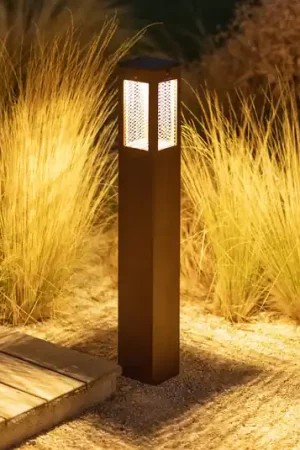 Lampione a LED Tradition Sensor Corten 90cm Più Venduto