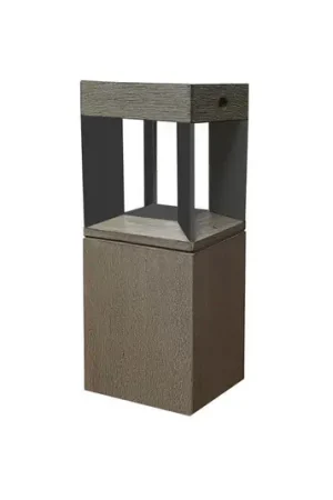 Occasione Lampioncino LED solare Teckalu sensore teak/nero