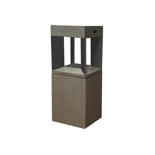 Occasione Lampioncino LED solare Teckalu sensore teak/nero