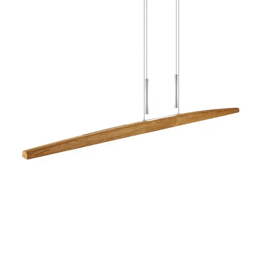 HerzBlut Lampada a sospensione a LED in rovere oliato 170cm Promozione
