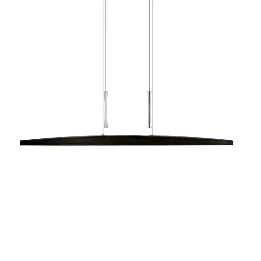 HerzBlut Lampada a sospensione Arco LED rovere cenere carbone 130cm Affare