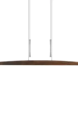 HerzBlut Lampada a sospensione Arco LED noce oliato 130cm Promozione Esclusiva