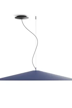 Esclusivo Luceplan Koinè lampada a sospensione LED 927 Ø110cm blu