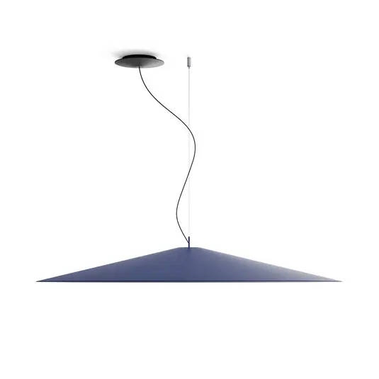 Esclusivo Luceplan Koinè lampada a sospensione LED 927 Ø110cm blu
