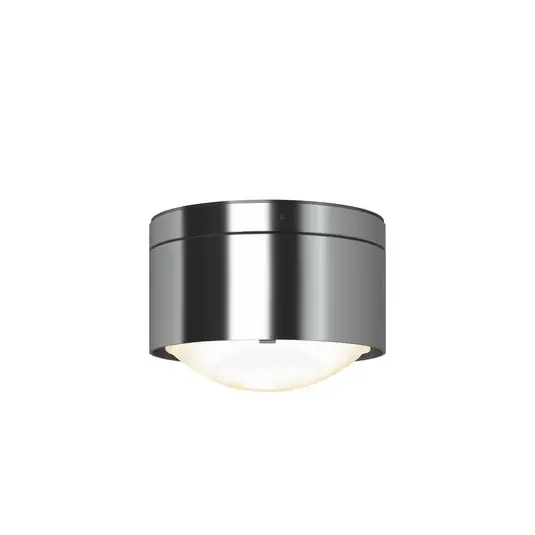Popolare Puk! 120 One spot LED soffitto lente cromo satin