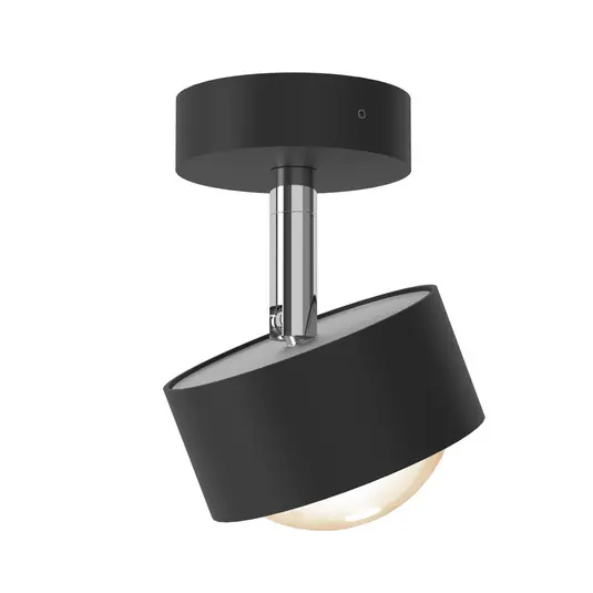 A Buon Prezzo Puk! 80 Turn up/downlight lente nero/cromo