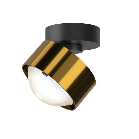 Puk! 80 Move spot LED lente satinata ottone/nero Offerta Lampo