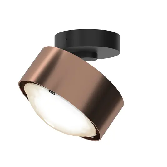 Puk! 120 Move spot LED lente satinata rame/nero Prezzo Di Fabbrica