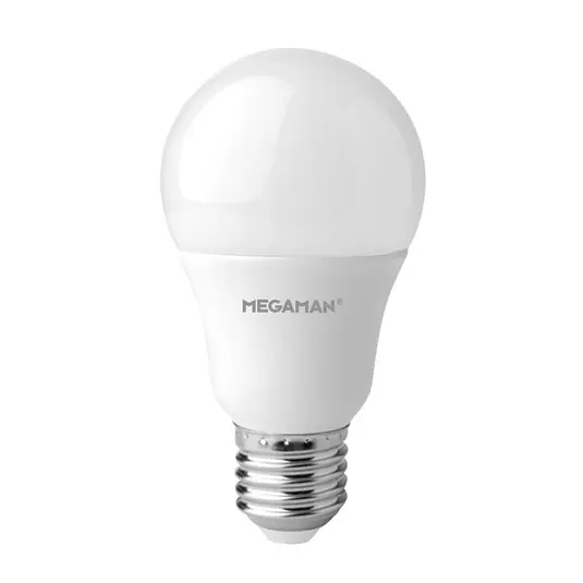 MEGAMAN E27 7W LED A60 810 lm 2.700K opale Ordina Subito